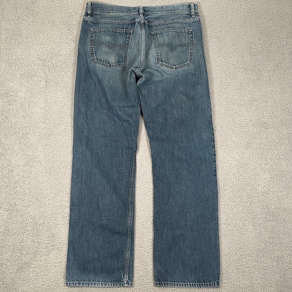 Rare Vintage Diesel Jeans Unique Fades Mens 38x34 (Fit:36x33) Blue Loose Italy - Picture 9 of 14